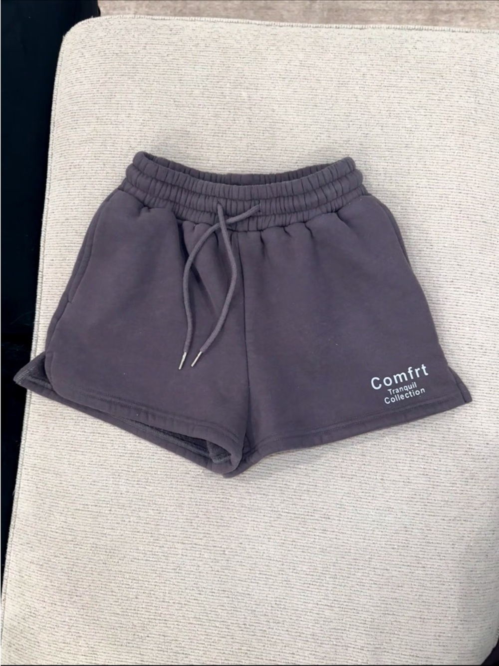Comfort Tranquil Collection Women's Charcoal Athletic Shorts